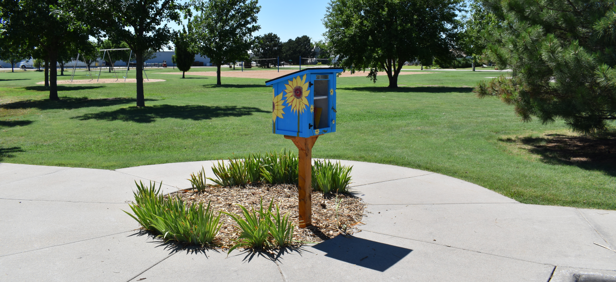 Little Free Library in Auble-Bickle Park