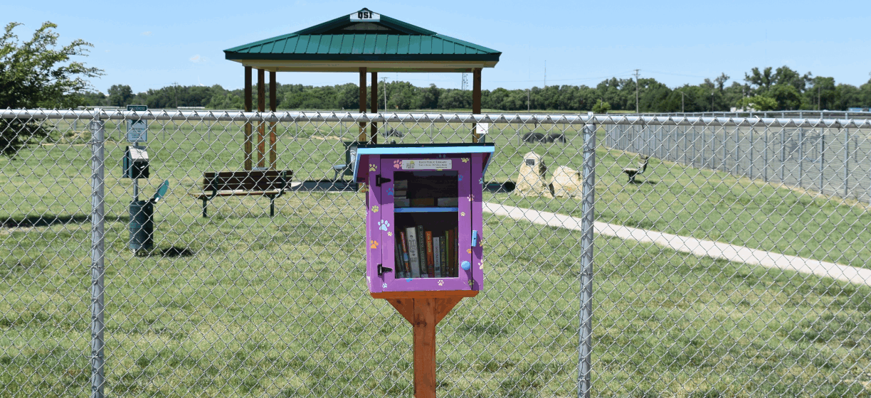 Little Free Library at the Dog Park